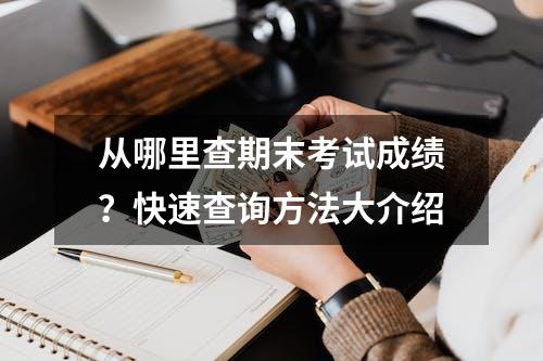 从哪里查期末考试成绩？快速查询方法大介绍