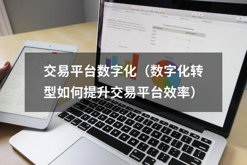 交易平台数字化（数字化转型如何提升交易平台效率）