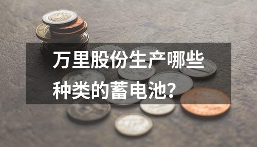 万里股份生产哪些种类的蓄电池？