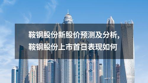 鞍钢股份新股价预测及分析,鞍钢股份上市首日表现如何