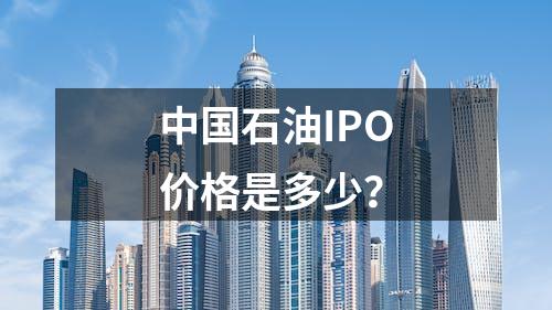 中国石油IPO价格是多少？