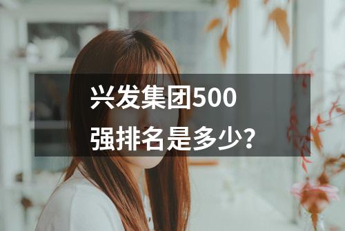 兴发集团500强排名是多少？