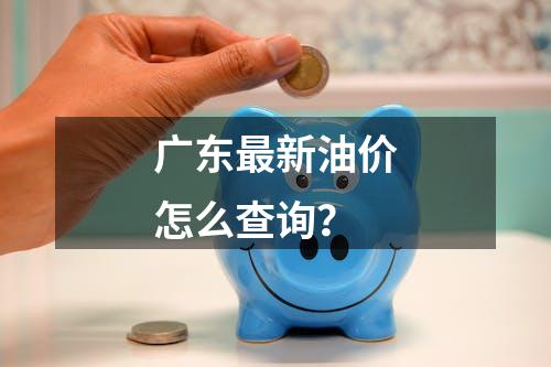 广东最新油价怎么查询？