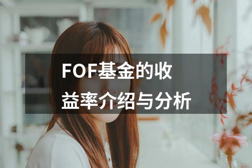 FOF基金的收益率介绍与分析