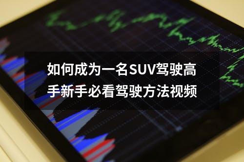 如何成为一名SUV驾驶高手新手必看驾驶方法视频