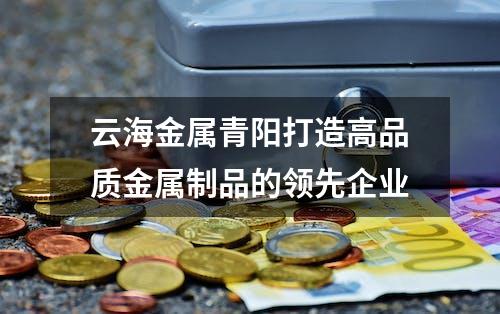 云海金属青阳打造高品质金属制品的领先企业