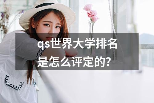 qs世界大学排名是怎么评定的？